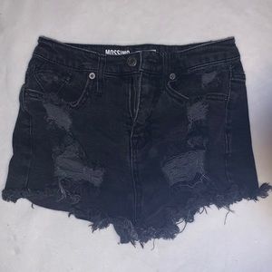 Womens High Rise Mossimo Supply Black Shorts